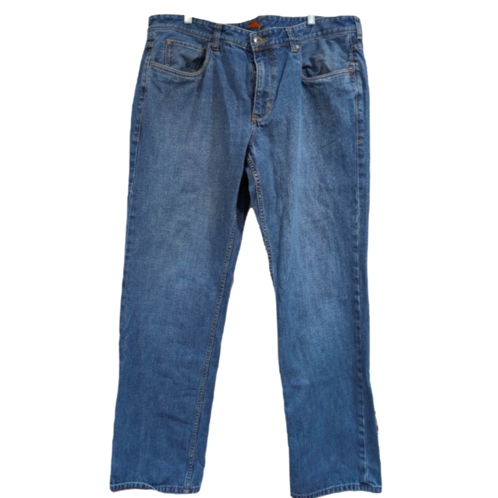 Tommy Bahama Jeans Men's 42x34  Blue Dark Wash Straight Leg Jeans